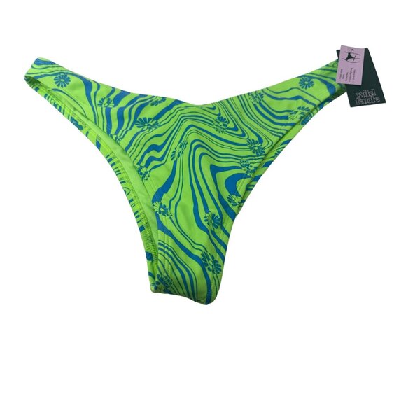 Wild Fable Women's Size Large 12-14 Swim Bottom Bikini Extra High Leg New - Picture 1 of 9